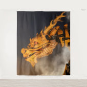 Dragon Head Red Eyes Wandteppich (Vorderseite)
