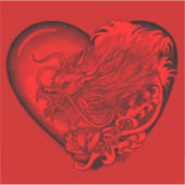 Dragon Heart Aufkleber (Vorderseite)
