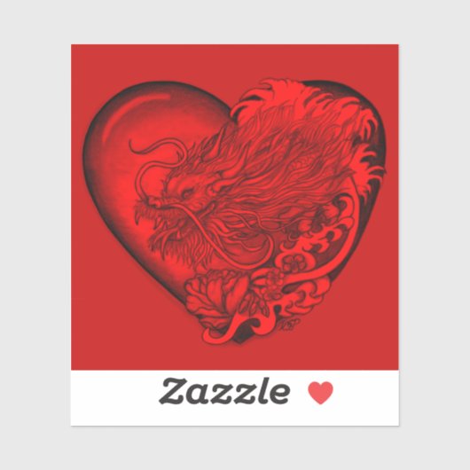 Dragon Heart Aufkleber (Blatt)