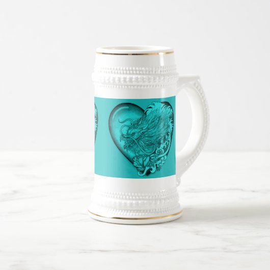 Dragon Heart Bierglas (VorderseiteRechts)
