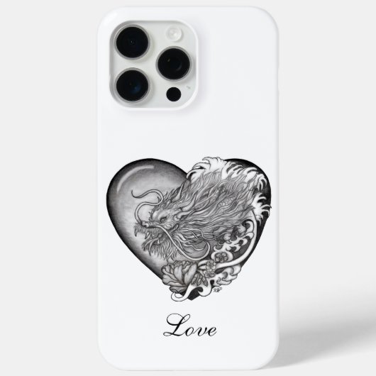 Dragon Heart Case-Mate iPhone Hülle (Rückseite)