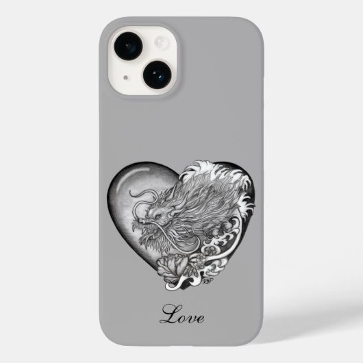 Dragon Heart Case-Mate iPhone Hülle (Rückseite)