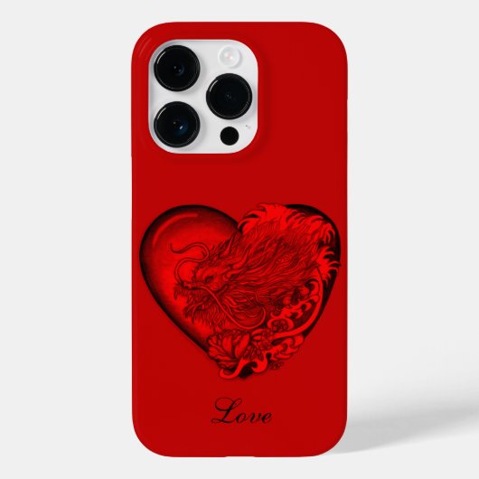 Dragon Heart Case-Mate iPhone Hülle (Rückseite)