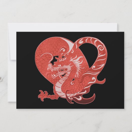 Dragon Heart Einladung (Vorderseite)