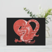 Dragon Heart Einladung (Stehend Vorderseite)