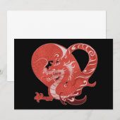 Dragon Heart Einladung (Vorne/Hinten)