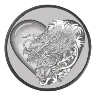 Dragon Heart Eishockey Puck