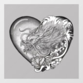 Dragon Heart Fensteraufkleber (Blatt)