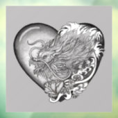 Dragon Heart Fensteraufkleber (Blatt 3)