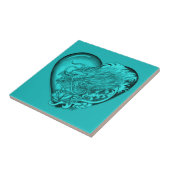 Dragon Heart Fliese (Seite)