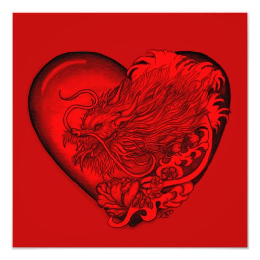Dragon Heart Fotodruck (Vorne)