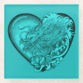 Dragon Heart Glasuntersetzer (Vorderseite)