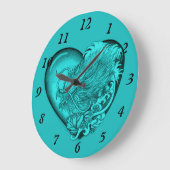 Dragon Heart Große Wanduhr (Winkel)