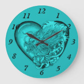 Dragon Heart Große Wanduhr (Vorderseite)