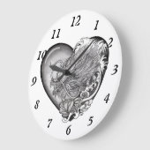 Dragon Heart Große Wanduhr (Winkel)