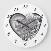 Dragon Heart Große Wanduhr (Vorderseite)