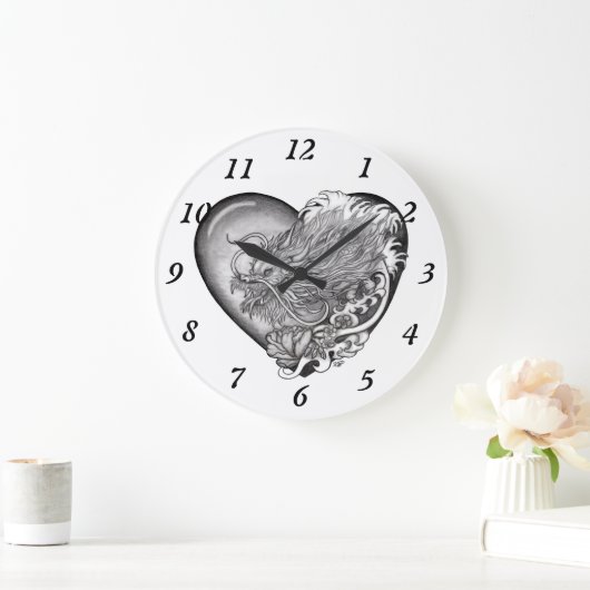 Dragon Heart Große Wanduhr (Zuhause)