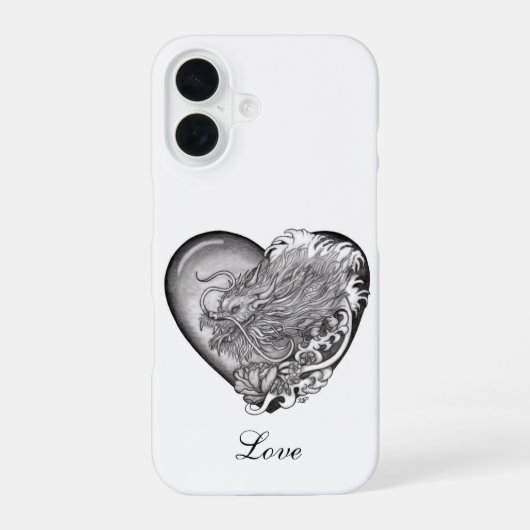 Dragon Heart iPhone 16 Hülle (Rückseite)