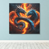 Dragon Heart Leinwanddruck (Insitu (Holzboden))