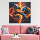 Dragon Heart Leinwanddruck (Insitu (Wohnzimmer))