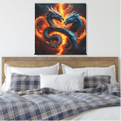 Dragon Heart Leinwanddruck (Insitu (Schlafzimmer))