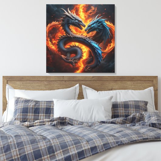 Dragon Heart Leinwanddruck (Insitu (Schlafzimmer))