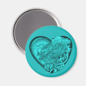 Dragon Heart Magnet (Vorderseite/Rückseite)