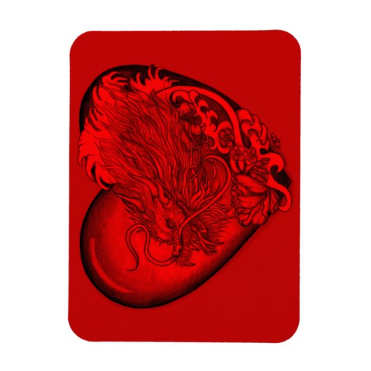 Dragon Heart Magnet (Vertikal)