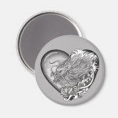 Dragon Heart Magnet (Vorderseite/Rückseite)
