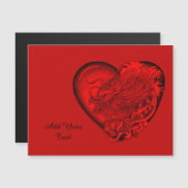 Dragon Heart Magnetkarte (Vorne/Hinten)