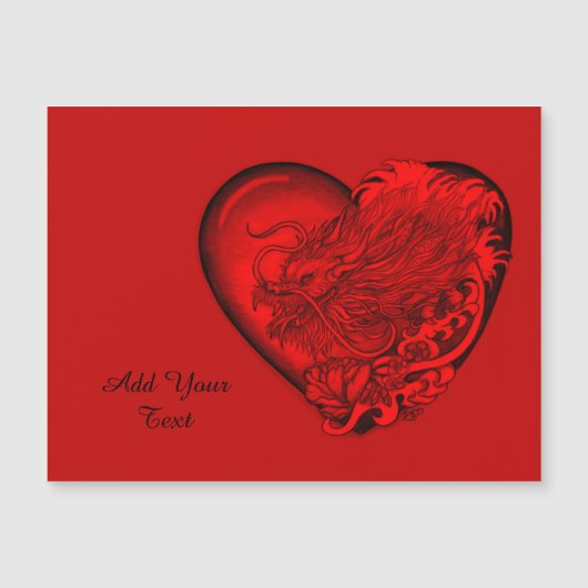 Dragon Heart Magnetkarte (Vorderseite)