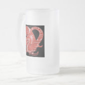Dragon Heart Mattglas Bierglas (Vorderseite Links)