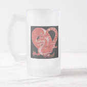 Dragon Heart Mattglas Bierglas (Links)