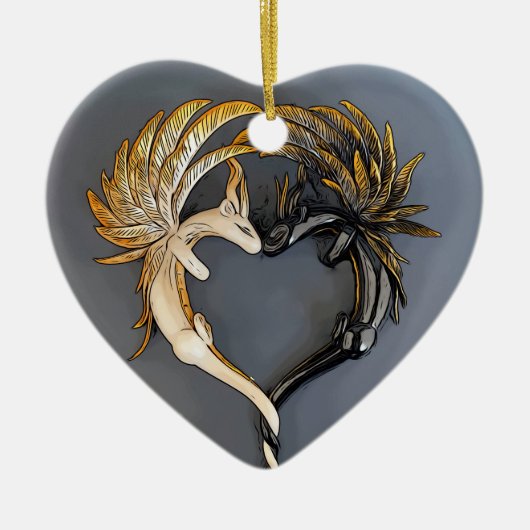 Dragon Heart Ornament (Vorne)