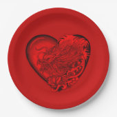 Dragon Heart Pappteller (Vorderseite)