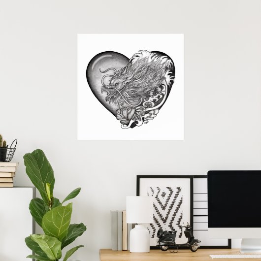 Dragon Heart Poster (Heimbüro)