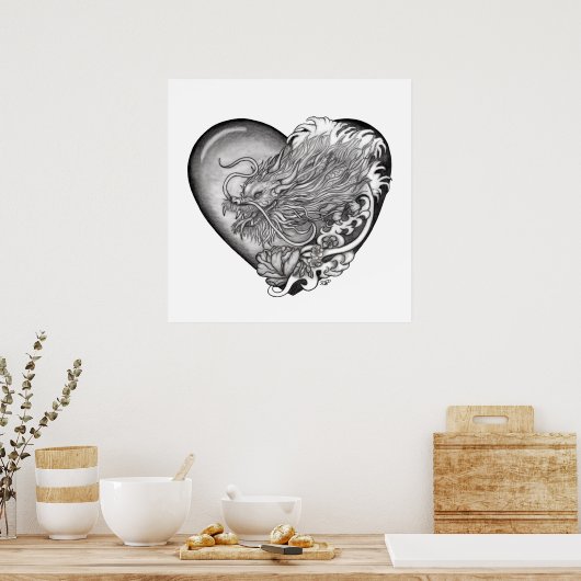 Dragon Heart Poster (Küche)