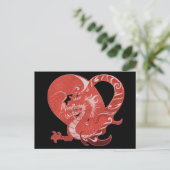 Dragon Heart Postkarte (Stehend Vorderseite)
