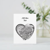 Dragon Heart Postkarte (Stehend Vorderseite)