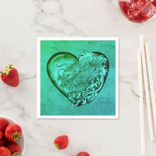 Dragon Heart Serviette (Beispiel)
