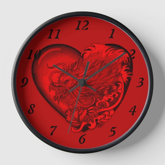 Dragon Heart Uhr (Vorderseite)