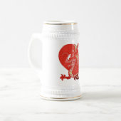 Dragon Heart Valentine Bierglas (Vorderseite Links)