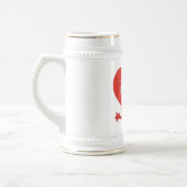 Dragon Heart Valentine Bierglas (Links)