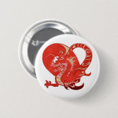 Dragon Heart Valentine Button (Vorne & Hinten)