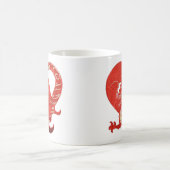 Dragon Heart Valentine Kaffeetasse (Mittel)