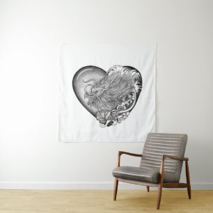 Dragon Heart Wandteppich