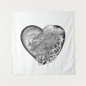 Dragon Heart Wandteppich (Vorderseite)