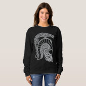 Dragon Helm High Fantasy Norse Celtic Viking Greek Sweatshirt (Vorne ganz)