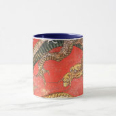 Dragon, Hokusai Japanisch Bildende Kunst Tasse (Zentrum)