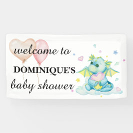 Dragon Holding a Heart - Willkommensbanner Banner